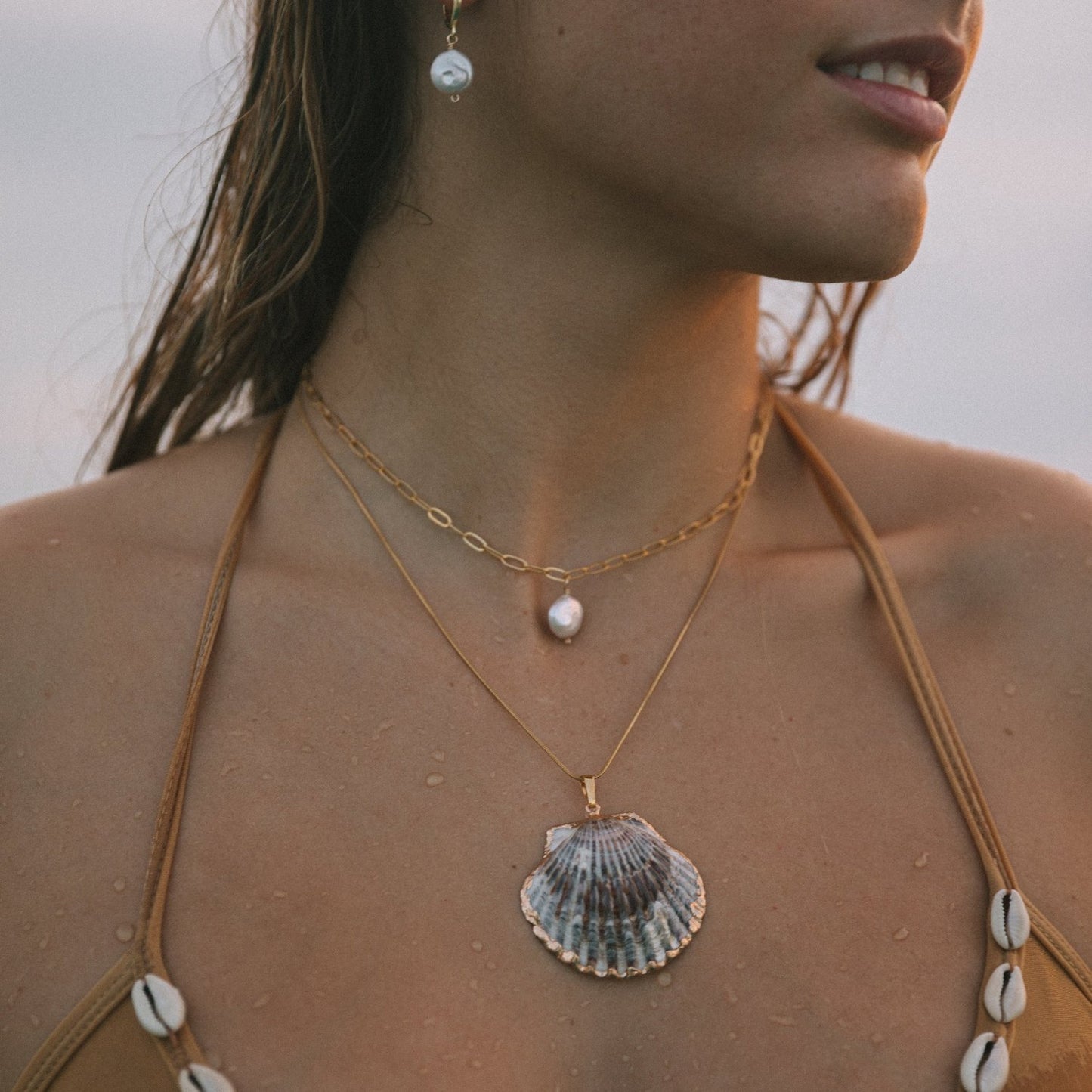 Scallop Shell Necklace