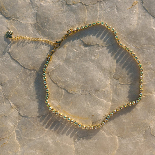 Champagne Tennis Necklace