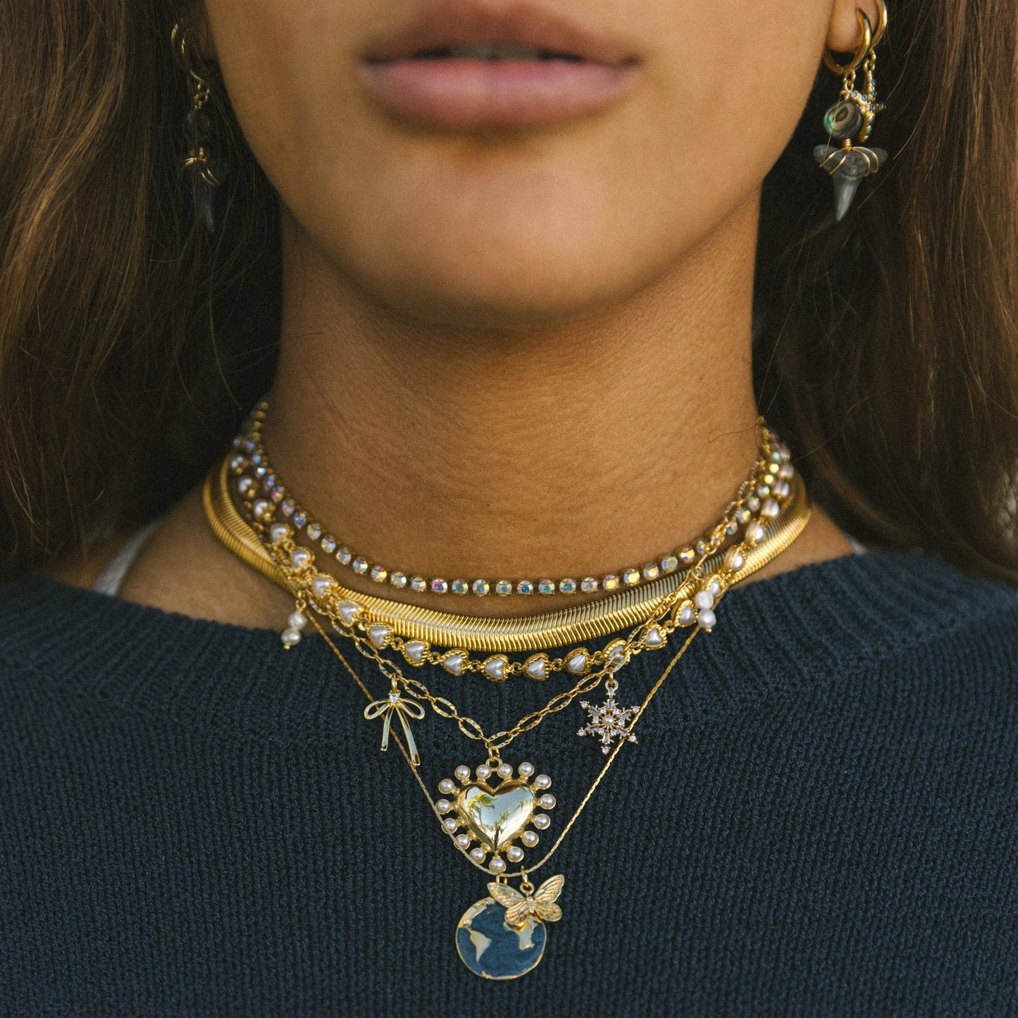 Champagne Tennis Necklace