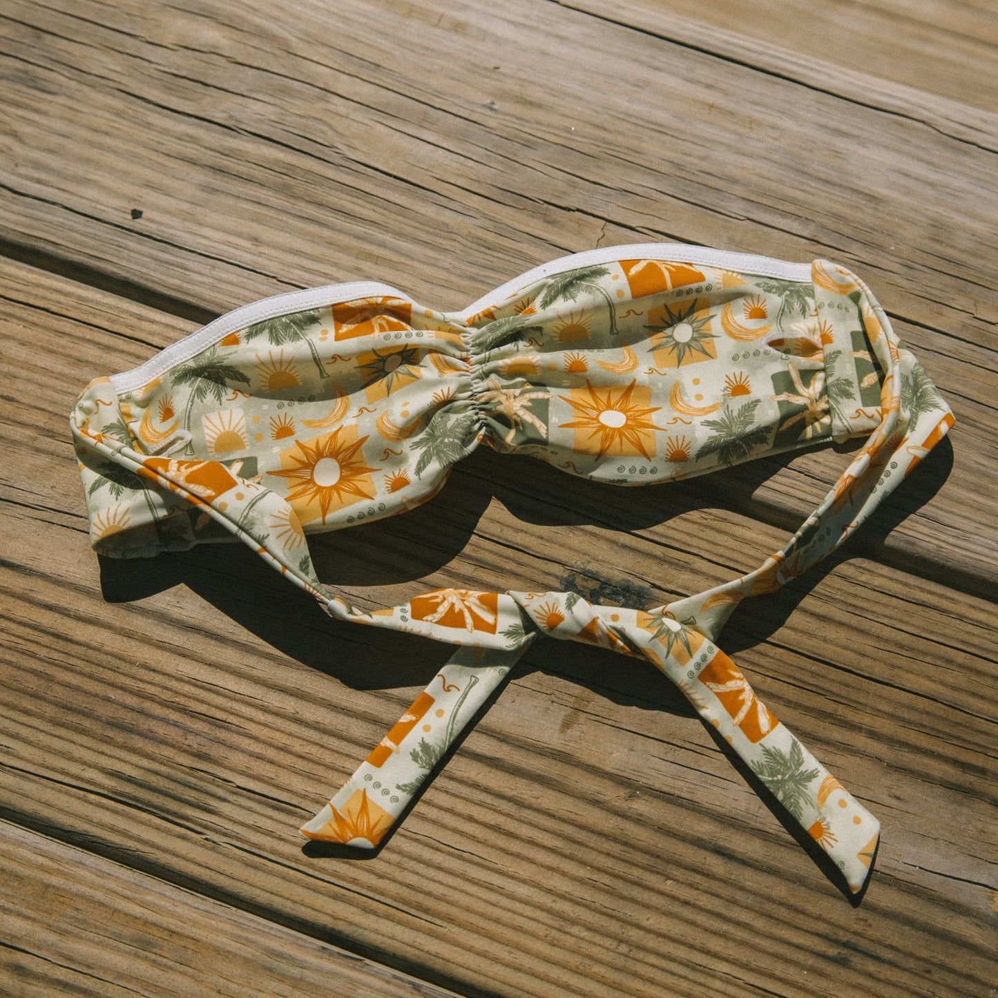 Ember Palms Bandeau Top