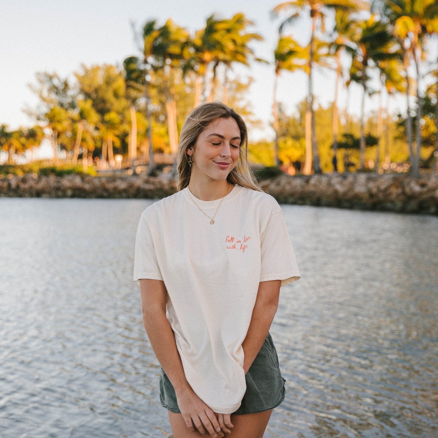 Fall in Love with Life tee