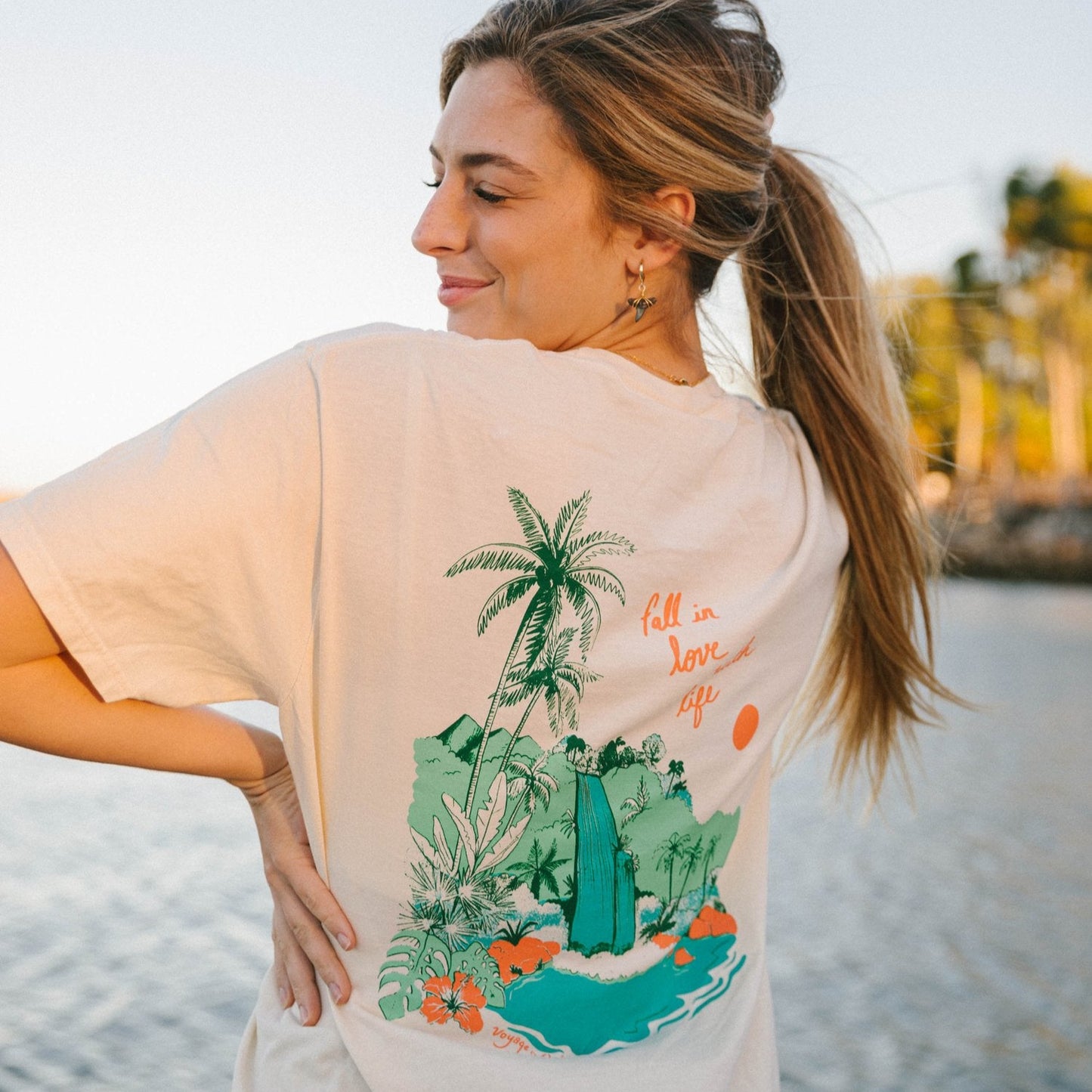 Fall in Love with Life tee