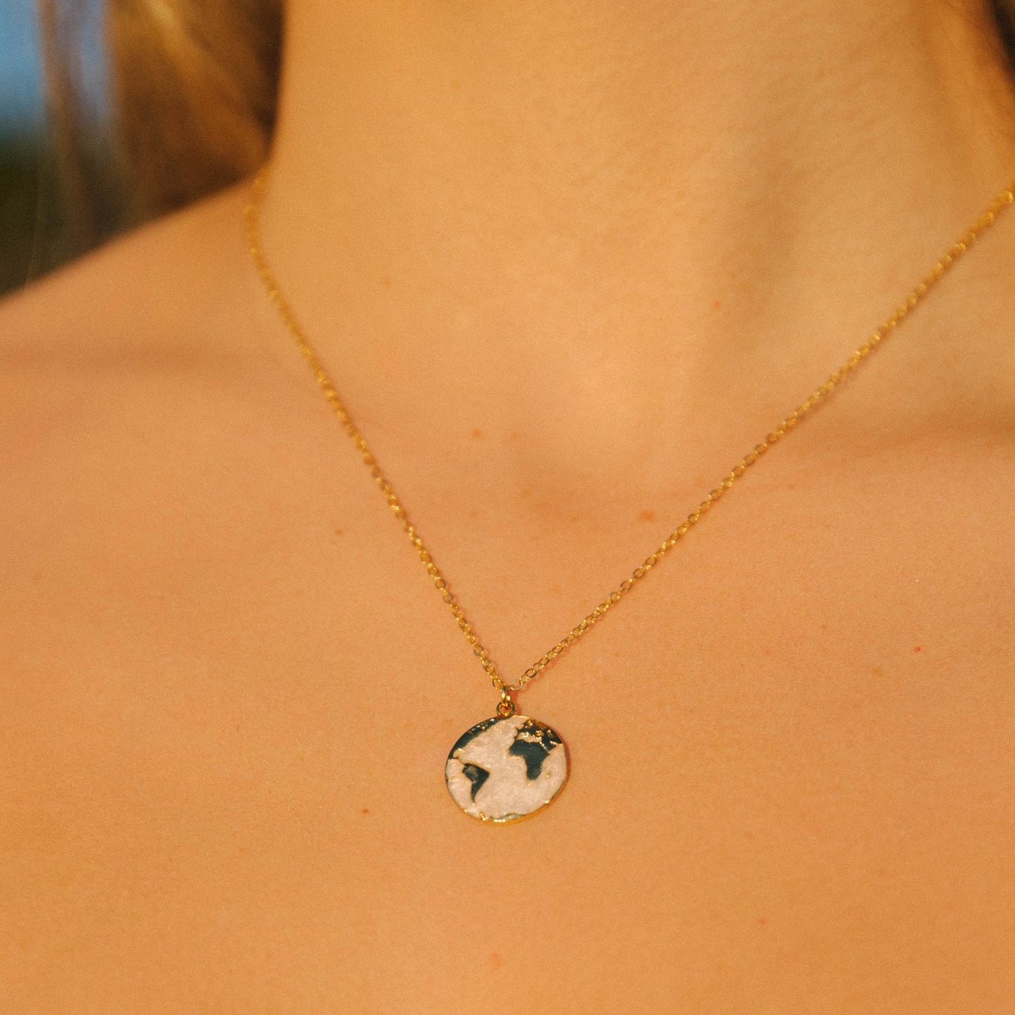 Iridescent Globe Necklace