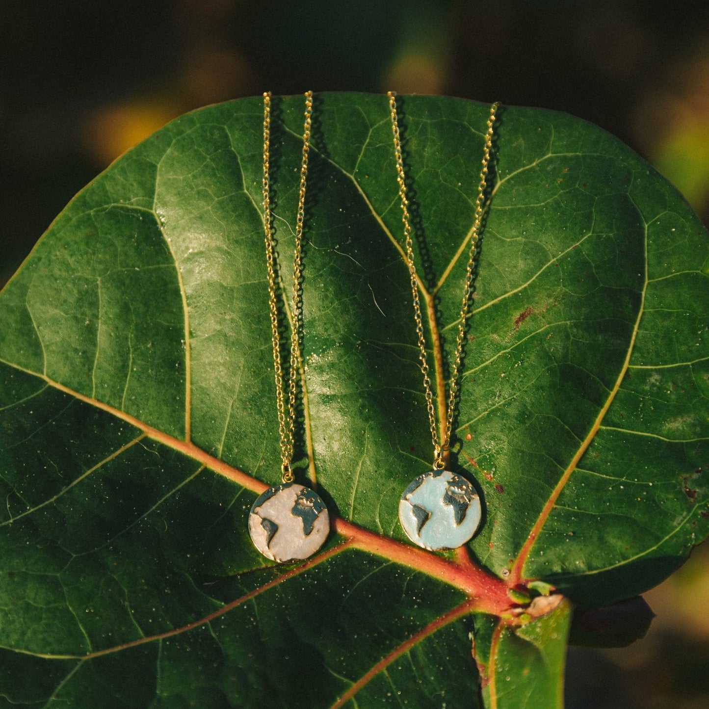 Iridescent Globe Necklace