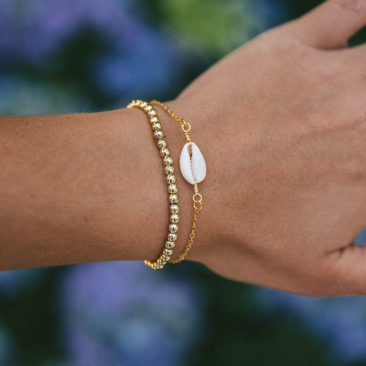 Puka Shell Chain Bracelet