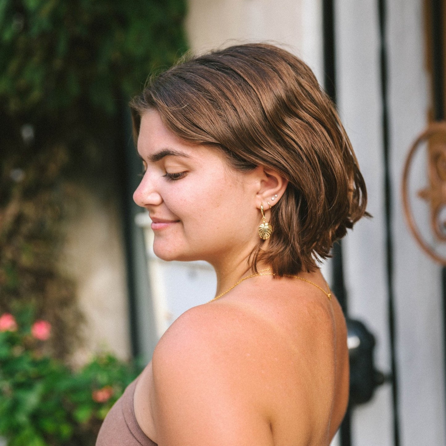 Palm Leaf Baby Hoops