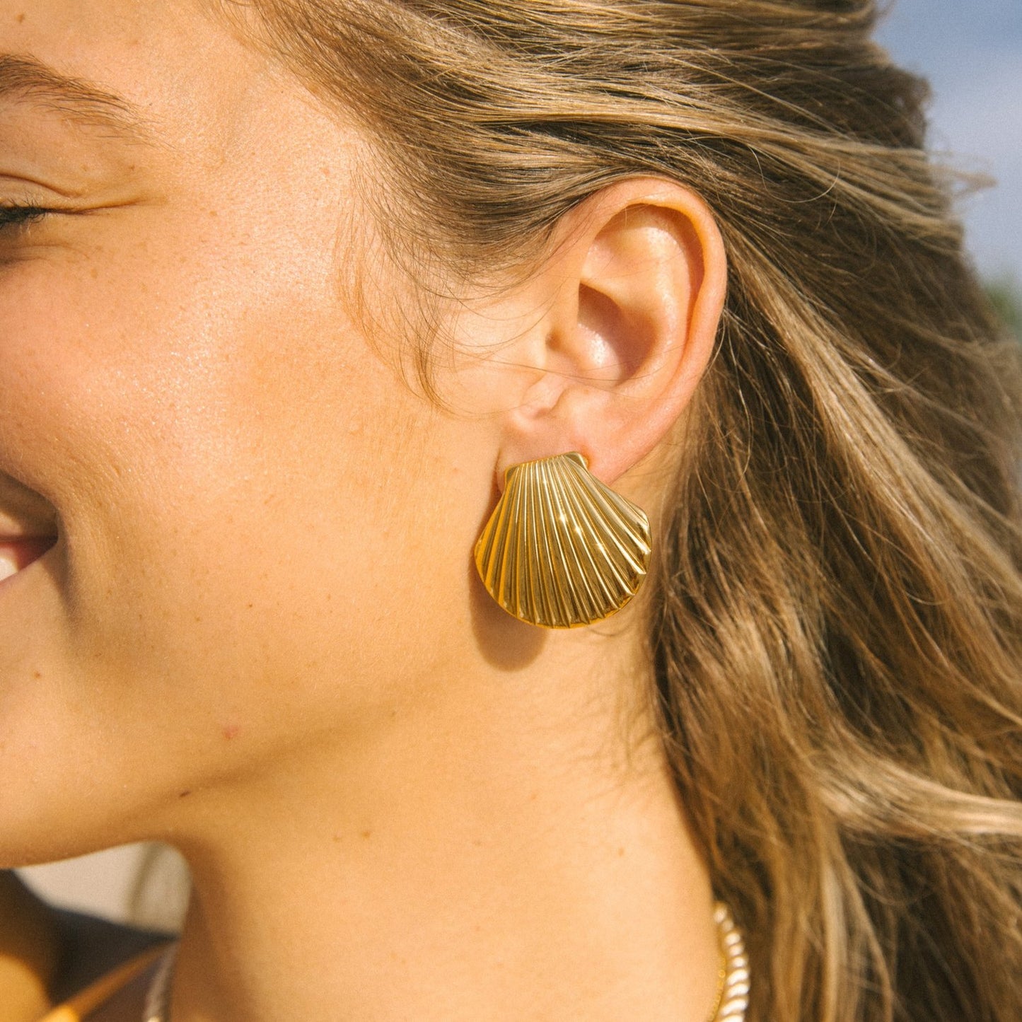 Scallop Shell Earrings