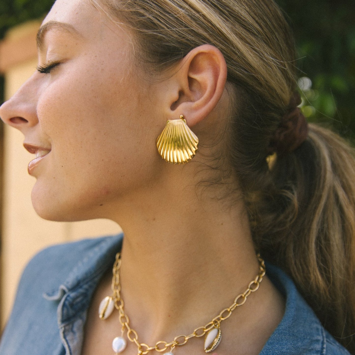 Scallop Shell Earrings