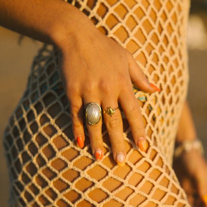 Mahina Moon Ring