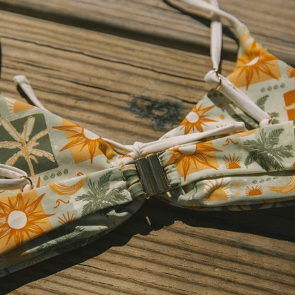 Ember Palms Tie Top