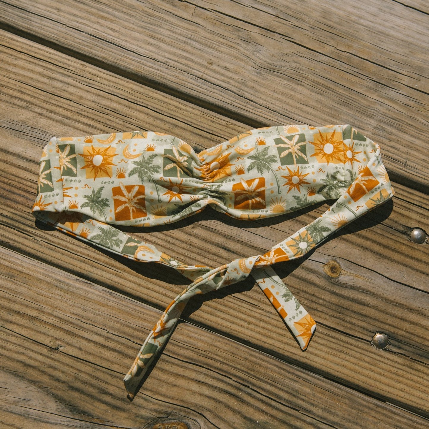 Ember Palms Bandeau Top