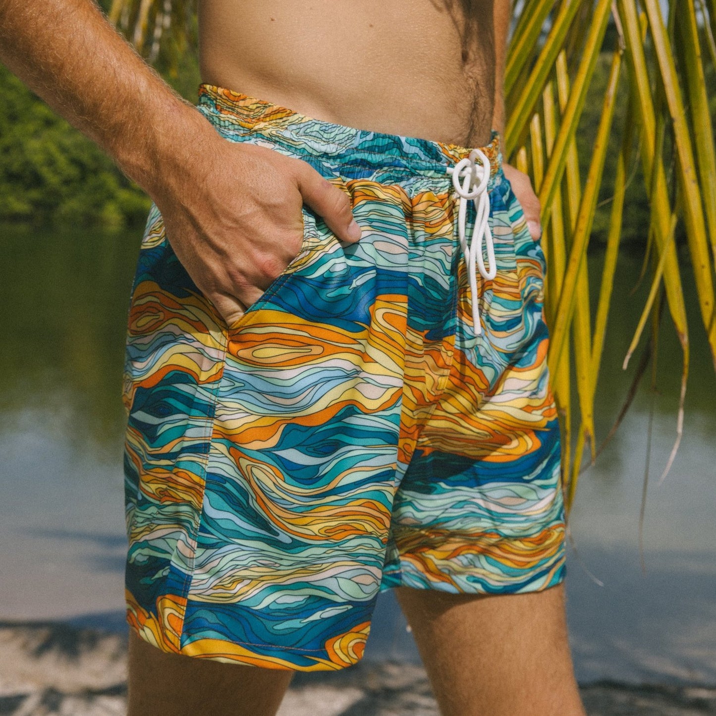 Sun & Sea Swim Trunks