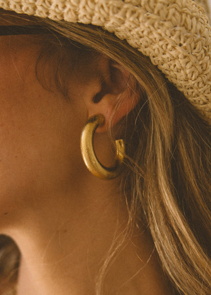 Delos Gold Hoops