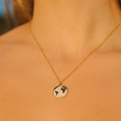 Iridescent Globe Necklace