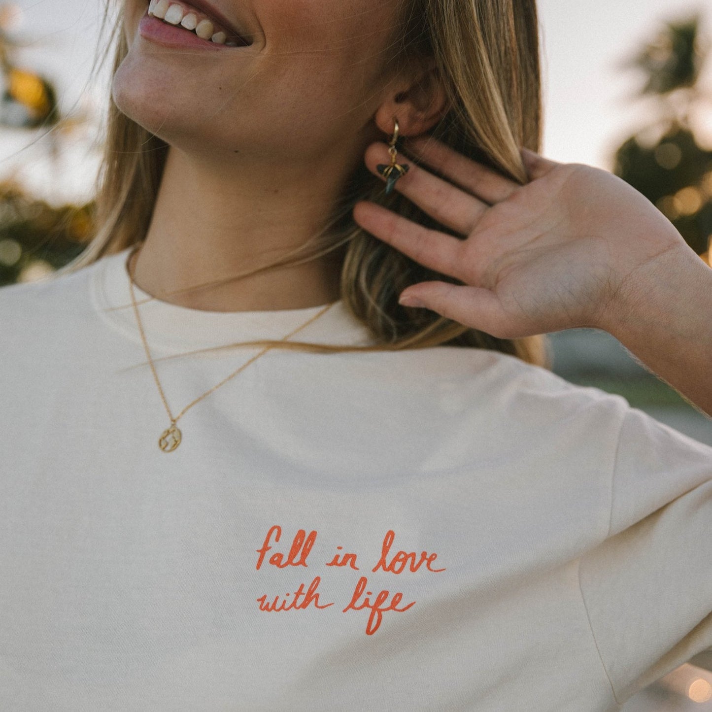 Fall in Love with Life tee